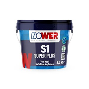 Izower S1 Süper Plus Su Yalıtım Kaplaması-beyaz-3.5kg 3,5 kg