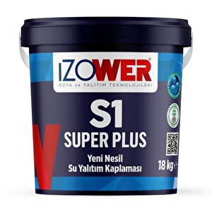 Izower S1 Süper Plus Su Yalıtım Kaplaması-beyaz-18kg