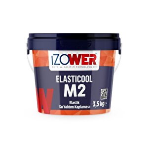 Izower M2 Elastik Su Yalıtım Kaplaması-kiremit Rengi-3.5kg