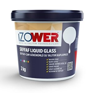 Izower Şeffaf Liquid Glass Su Yalıtımı-2kg Şeffaf