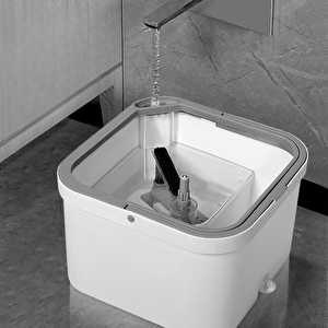 Yui Moplamax 3 Litre Temiz Su Ve Kirli Su Ayıran Otomatik Temizlik Mop Seti Tb500x