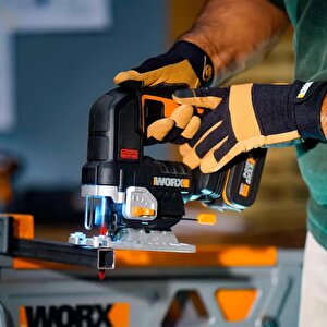 Worx Wx542 20volt 2.5ah. Li-ion Tek Akülü Profesyonel Kömürsüz Şarjlı Dekupaj Testere