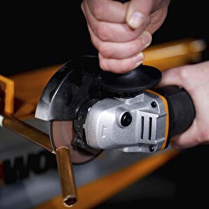 Worx Wx803 20volt 2.0/4.0 Ah. Li-ion Çift Akülü 125mm Profesyonel Şarjlı Avuç Taşlama