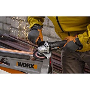 Worx Wx812.9 20volt 125mm Kömürsüz Profesyonel Avuç Taşlama ( Akü Dahil Değildir )