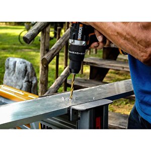 Worx Wx102 20volt/2.0ah Li-ion Çift Akülü Kömürsüz Profesyonel Şarjlı Matkap