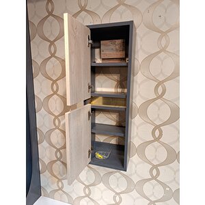 avcı 80cm boy dolaplı  Banyo Dolabı seti ayna lavabo dahil %100 mdf ürün