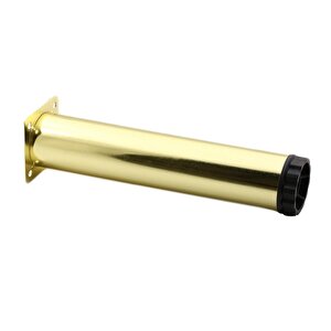 Akça Ayarlanabilir Mobilya Kanepe Koltuk Baza Yükseltme Yükseltici Ayağı Metal Ayakları 20 Cm Gold