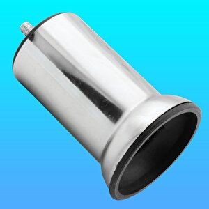 Mobilya Metal Kanepe Baza Koltuk Destek Ayağı M8 Civata Krom Metal Ayak 10 Cm