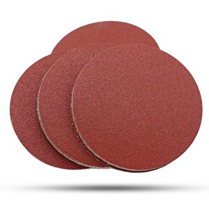 60 Adet Cırt Zımpara 125 Mm Spiral Avuç Taşlama (karma Paket)