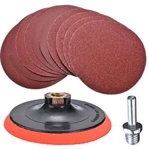57 Parça Cırt Zımpara Seti 115 Mm 40-320 Kum
