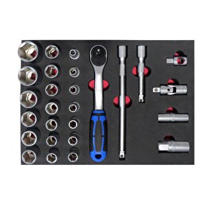 Lokma Set 1/2-27 Parça 8-32 Sünger Yataklı