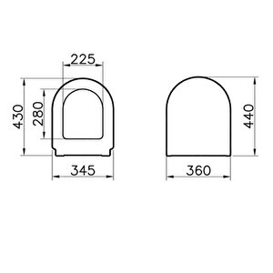 Vitra Zentrum Soft Klozet Kapağı 94-003-009