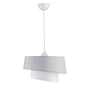 Evlight Baret Gri 2 Katlı Sarkıt Avize