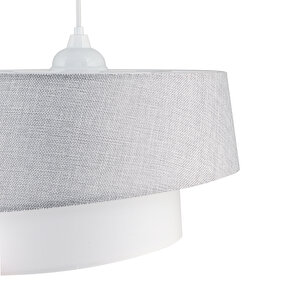 Evlight Baret Gri 2 Katlı Sarkıt Avize
