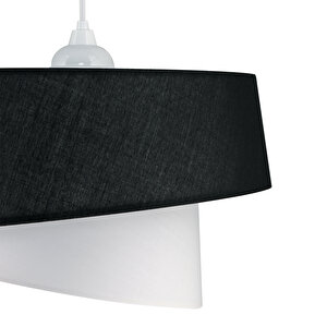 Evlight Baret Siyah 2 Katlı Sarkıt Avize