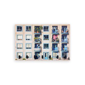 Cajuart Dekoratif Renkli Apartman Bina Hol Askılık Anahtarlık Süs