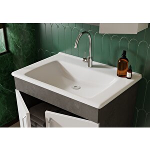 Karen Banyo Star 65 Cm, Dolap Uyumlu Seramik Lavabo