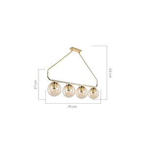 Rebecca 4lü Sirali Avi̇ze Gold