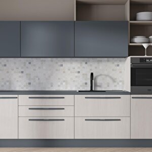 Mutfak Tezgah Arası Folyo Fayans Kaplama Folyosu Küçük Taş Desen