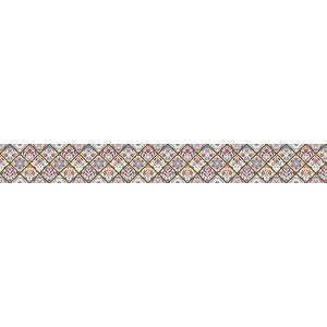 Mutfak Tezgah Arası Folyo Fayans Kaplama Folyosu Türk Osmanlı Motif 2 60x200 cm