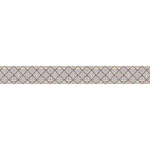 Mutfak Tezgah Arası Folyo Fayans Kaplama Folyosu Ottoman Motif 60x500 cm