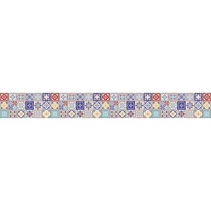 Mutfak Tezgah Arası Folyo Fayans Kaplama Folyosu Türk Fayans Desen 60x400 cm 