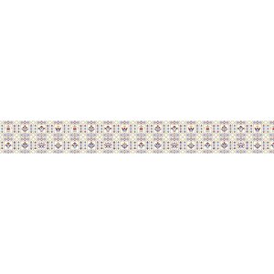 Mutfak Tezgah Arası Folyo Fayans Kaplama Folyosu Osmanlı Motif 60x100 cm