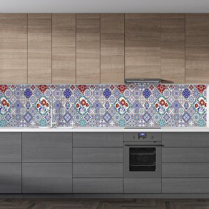 Mutfak Tezgah Arası Folyo Fayans Kaplama Folyosu Türk Karo 60x400 cm 