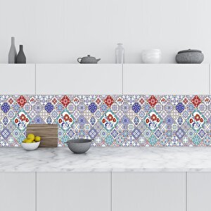 Mutfak Tezgah Arası Folyo Fayans Kaplama Folyosu Türk Karo 60x100 cm