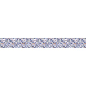 Mutfak Tezgah Arası Folyo Fayans Kaplama Folyosu İspanyol Seramik Desen 60x400 cm 