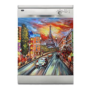 Bulaşık Makinesi Sticker Kaplama Beyaz Eşya Kaplama Paris Boyama