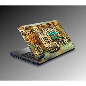 Laptop Sticker Notebook Pc Kaplama Etiketi Venice Vintage