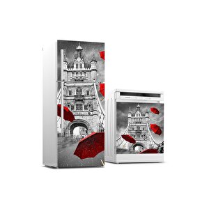 Buzdolabı Ve Bulaşık Makinası Beyaz Eşya Sticker Kaplama England