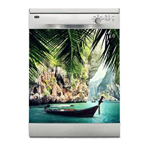 Bulaşık Makinesi Sticker Kaplama Beyaz Eşya Kaplama Krabi Tayland