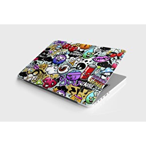 Laptop Sticker Notebook Pc Kaplama Etiketi Graffiti