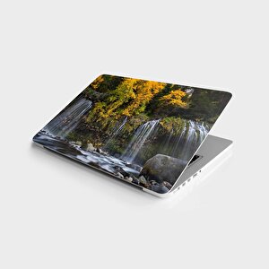 Laptop Sticker Bilgisayar Notebook Pc Kaplama Etiketi 3d Şelale
