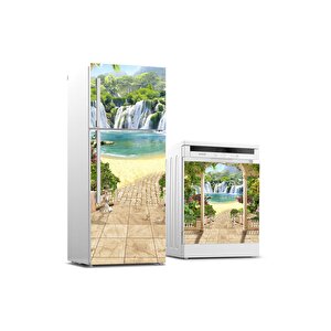 Buzdolabı Ve Bulaşık Makinası Beyaz Eşya Sticker Kaplama Ütopya