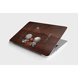 Laptop Sticker Notebook Pc Kaplama Etiketi Robotic Love