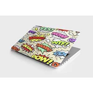 Laptop Sticker Notebook Pc Kaplama Etiketi Konuşma Balonları