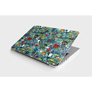 Laptop Sticker Notebook Pc Kaplama Etiketi Blood