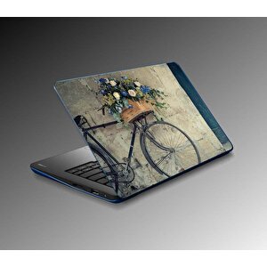 Laptop Sticker Notebook Pc Kaplama Etiketi Bisiklet Çiçekler