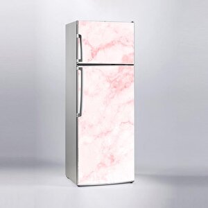 Buzdolabı Sticker Kaplama Dolap Kaplama Etiketi Pembe Mermer Nature