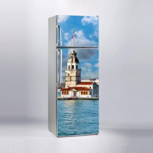 Buzdolabı Sticker Kaplama Dolap Kaplama Etiketi Kız Kulesi