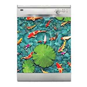 Bulaşık Makinesi Sticker Kaplama Beyaz Eşya Kaplama Balıklar