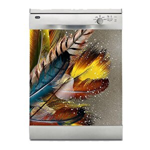 Bulaşık Makinesi Sticker Kaplama Beyaz Eşya Kaplama Modern Tüy
