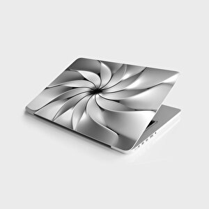 Laptop Sticker Notebook Pc Kaplama Etiketi 3d Metal Kare