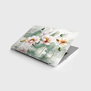 Laptop Sticker Notebook Pc Kaplama Etiketi Çiçek 3d