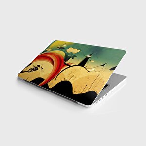 Laptop Sticker Notebook Pc Kaplama Etiketi Soyut Manzara