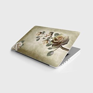 Laptop Sticker Notebook Pc Kaplama Etiketi Kuru Güller