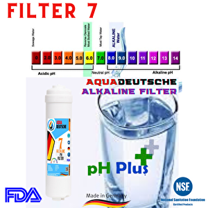 Aqua Deutsche Pompali Kırmızı Renk 12 Li̇tre 14 Aşama 7 Fi̇li̇tre  Ters Ozmoz Özelli̇kli̇ Su Aritma Ci̇hazi